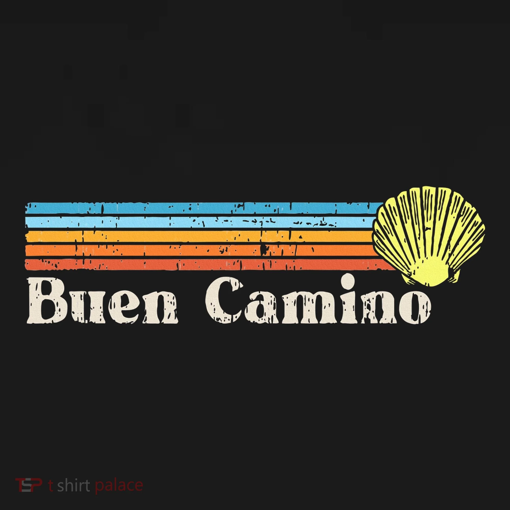 Buen Camino De Santiago De Compostela Button