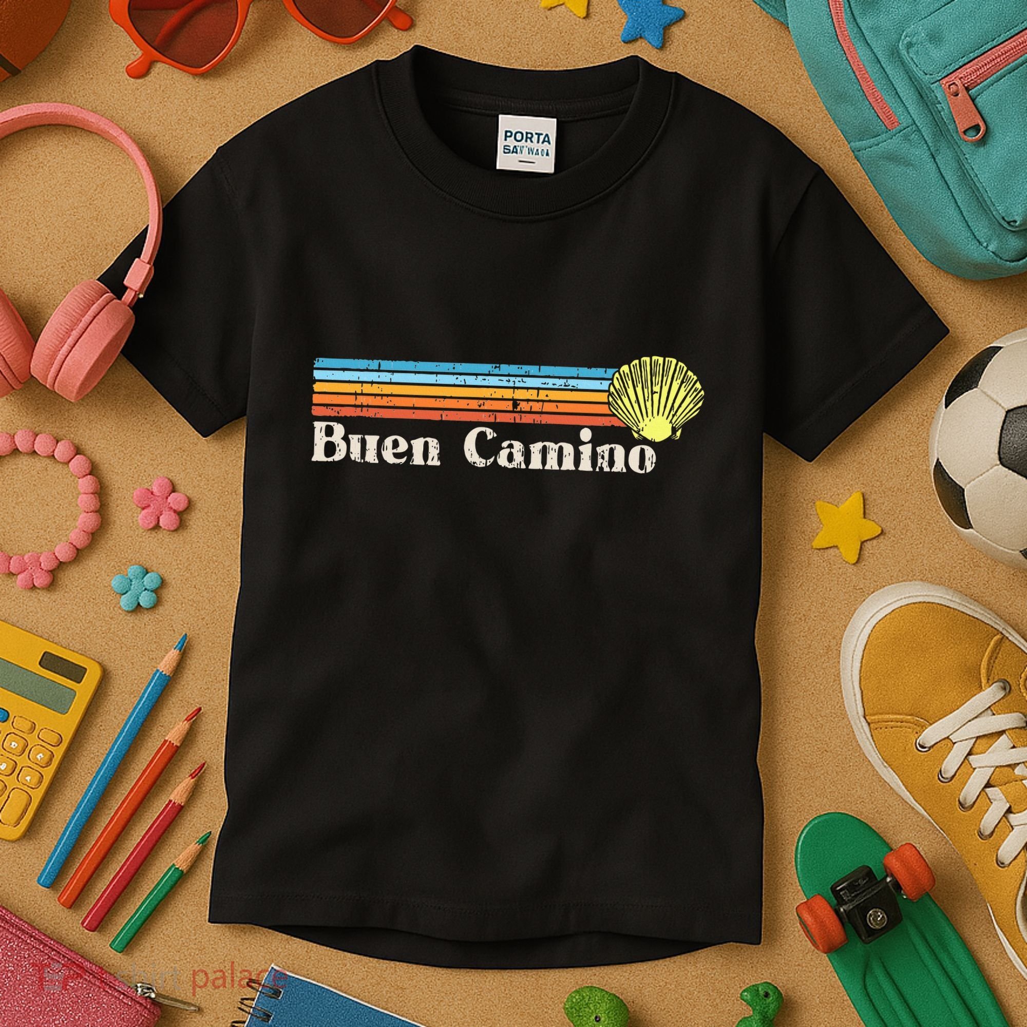 Buen Camino De Santiago De Compostela Kids T-Shirt