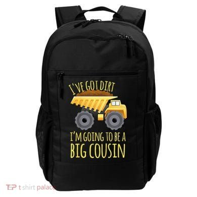 Big Cousin Digger Construction Design For Pregnancy Reveal Backpack