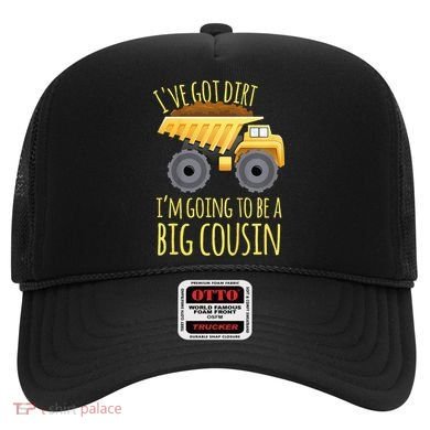 Big Cousin Digger Construction Design For Pregnancy Reveal Hat