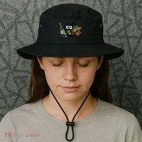 Black Cat Do Gardening Because Murder Is Wrong (1) Bucket Hat thumb 3