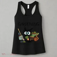 Black Cat Do Gardening Because Murder Is Wrong (1) Women's Tank Top thumb 3
