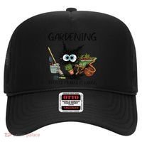 Black Cat Do Gardening Because Murder Is Wrong (1) Hat thumb 0