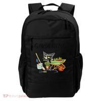 Black Cat Do Gardening Because Murder Is Wrong Backpack thumb 0