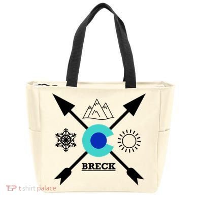 Breckenridge Colorado Directional Crewneck Gift Tote Bag