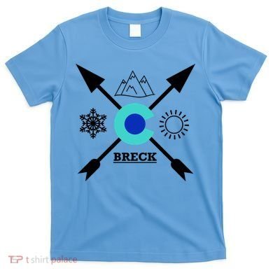 Breckenridge Colorado Directional Crewneck Gift T-Shirt