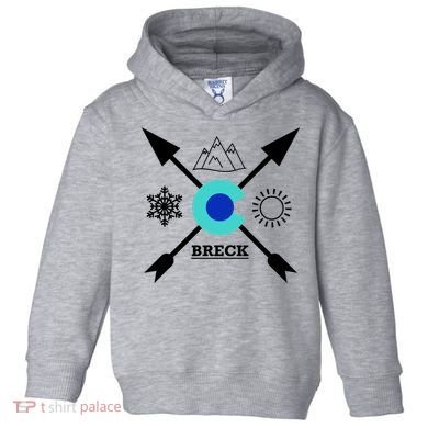 Breckenridge Colorado Directional Crewneck Gift Toddler Hoodie