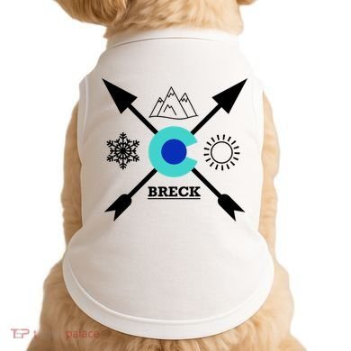 Breckenridge Colorado Directional Crewneck Gift Doggie Tank