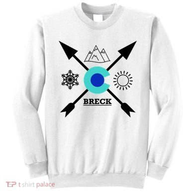 Breckenridge Colorado Directional Crewneck Gift Sweatshirt
