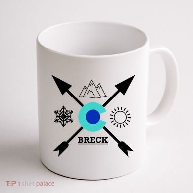 Breckenridge Colorado Directional Crewneck Gift Coffee Mug back