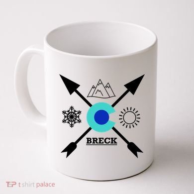 Breckenridge Colorado Directional Crewneck Gift Coffee Mug