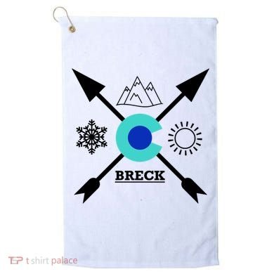 Breckenridge Colorado Directional Crewneck Gift Golf Towel