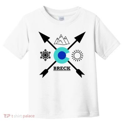 Breckenridge Colorado Directional Crewneck Gift Toddler T-Shirt