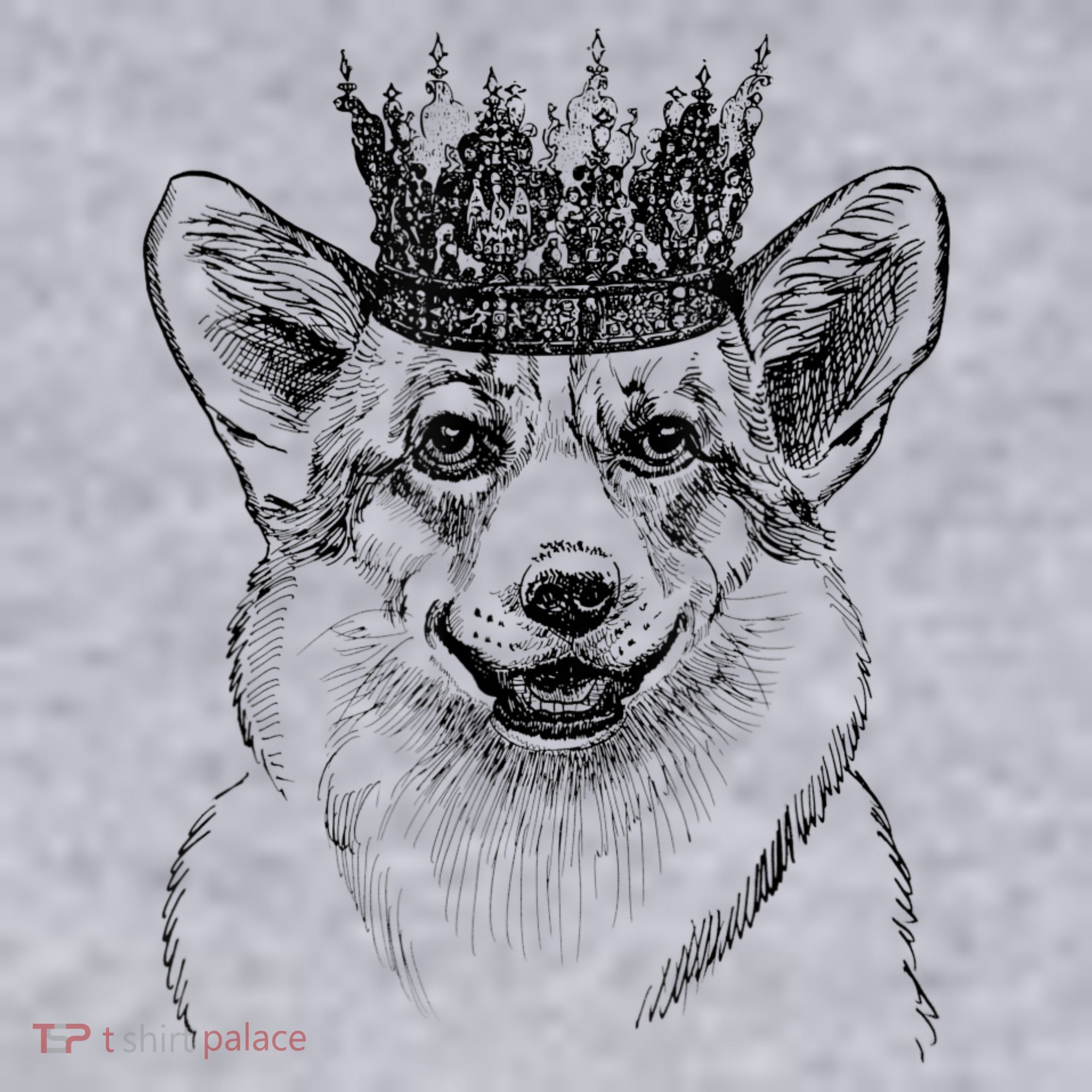 British Corgi Dog Queen Crown Queens Platinum Jubilee Women Women's Racerback Cropped Tank