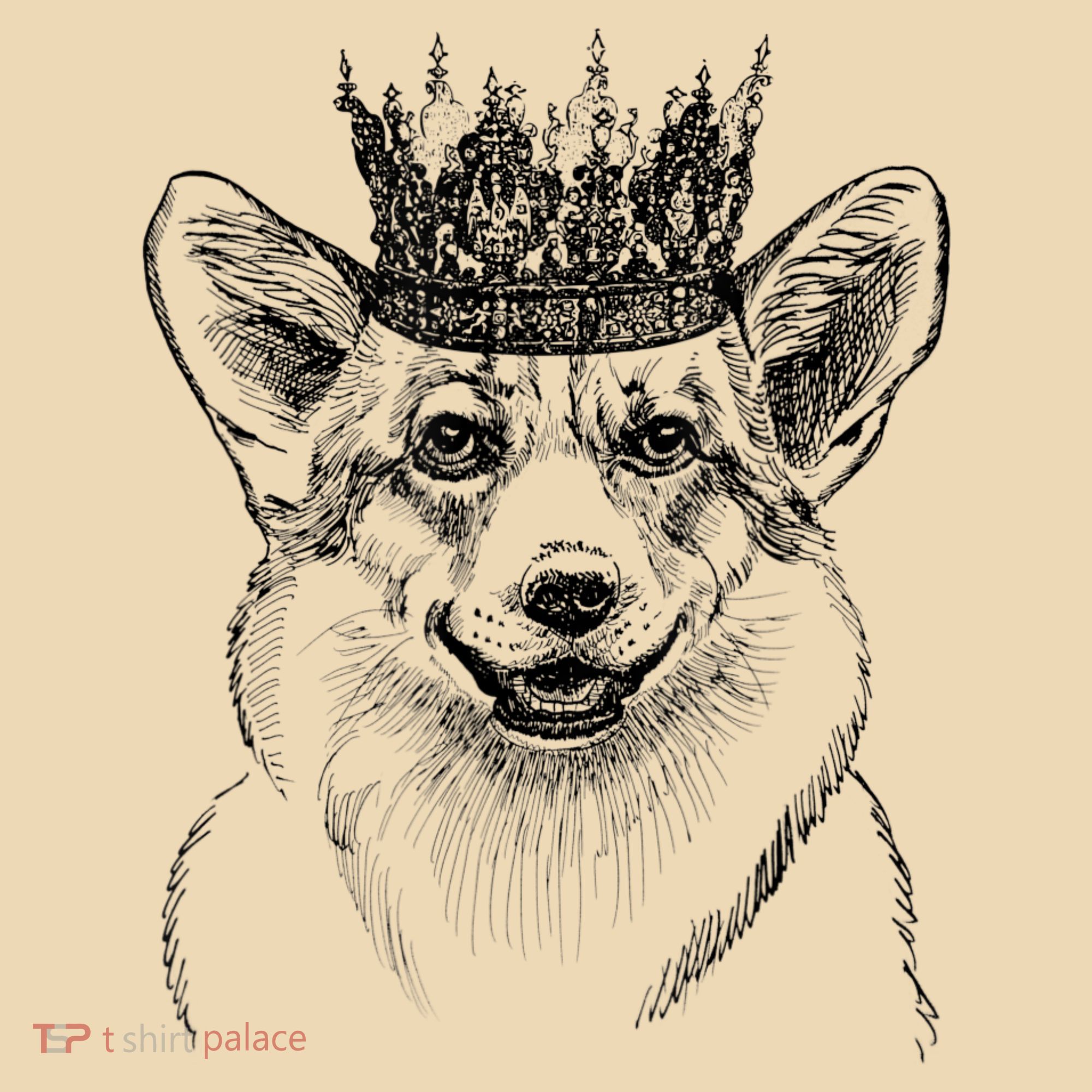 British Corgi Dog Queen Crown Queens Platinum Jubilee Women Tote Bag