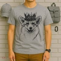 British Corgi Dog Queen Crown Queens Platinum Jubilee Women T-Shirt thumb 6