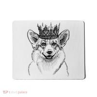 British Corgi Dog Queen Crown Queens Platinum Jubilee Women Mousepad thumb 0