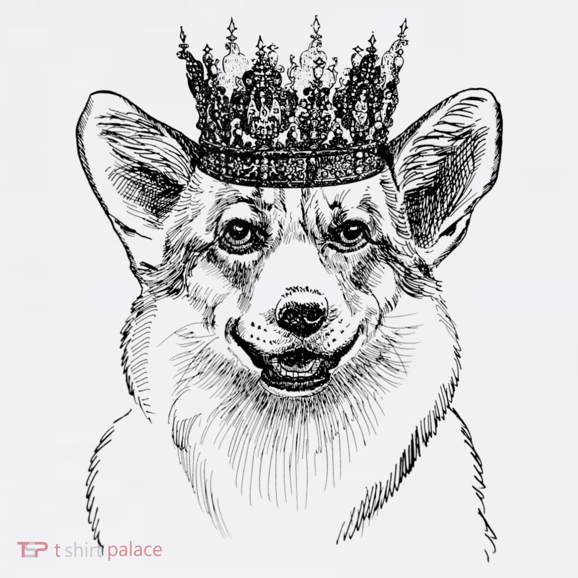 British Corgi Dog Queen Crown Queens Platinum Jubilee Women Mousepad