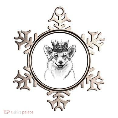 British Corgi Dog Queen Crown Queens Platinum Jubilee Women Ornament