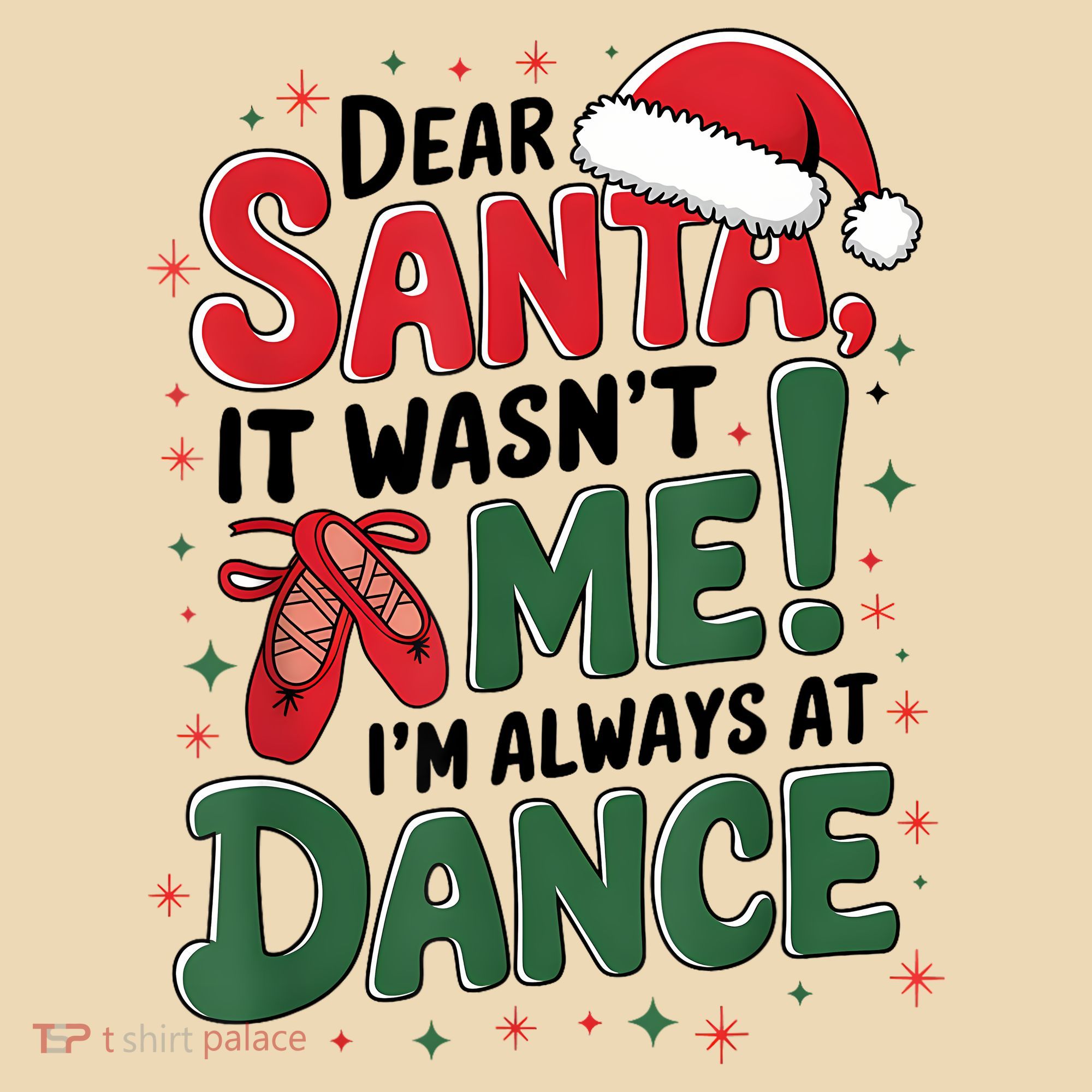 Ballet Christmas Dear Santa It Wasn’T Me I’M Always At Dance Tote Bag