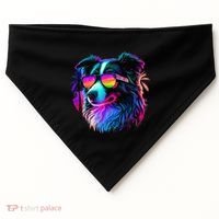 Border Collie Dogs Border Collies USA-Made Doggie Bandana thumb 0