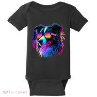 Border Collie Dogs Border Collies Baby Bodysuit thumb 0
