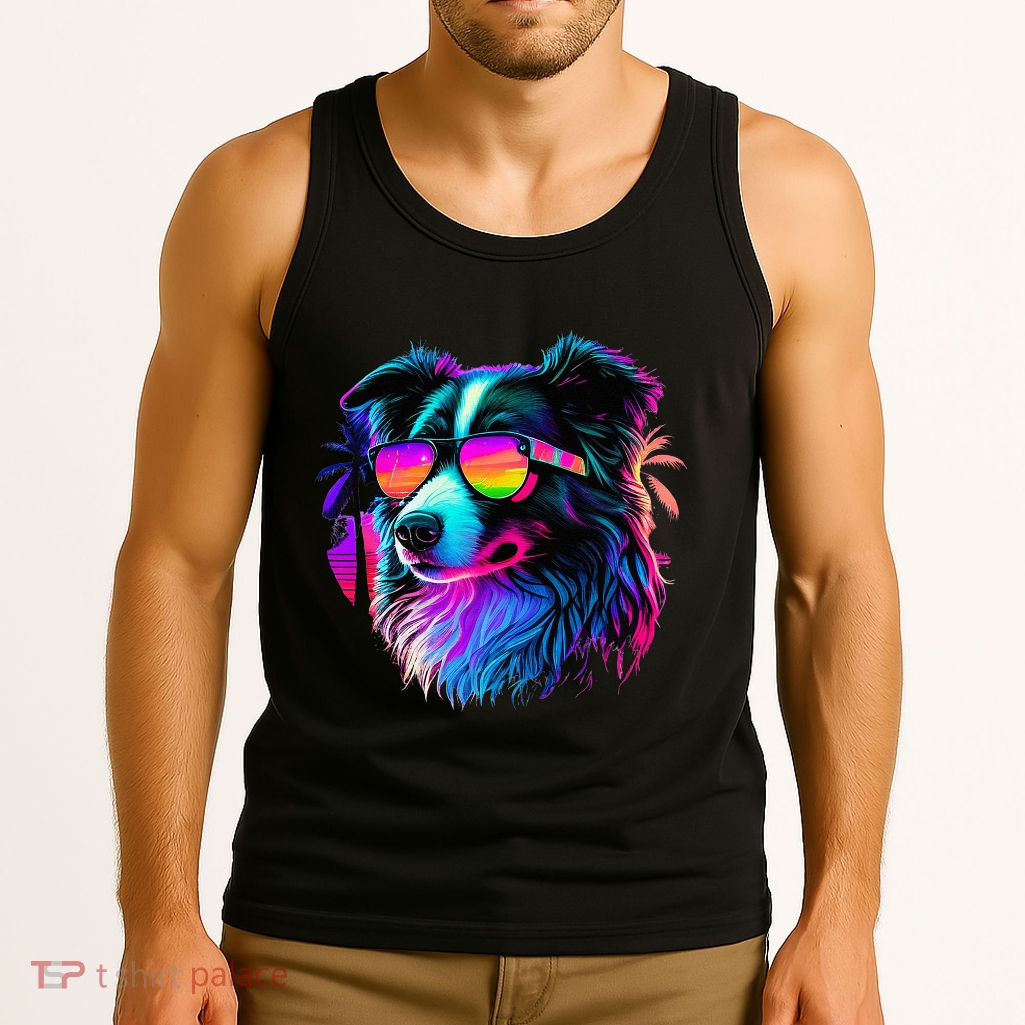 Border Collie Dogs Border Collies Tank Top