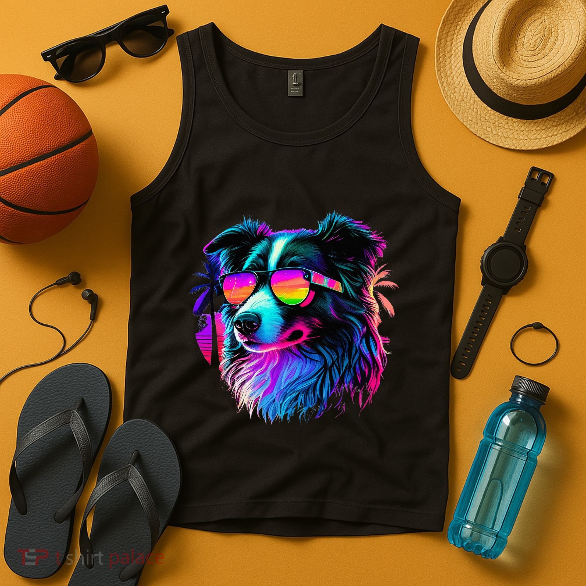 Border Collie Dogs Border Collies Tank Top
