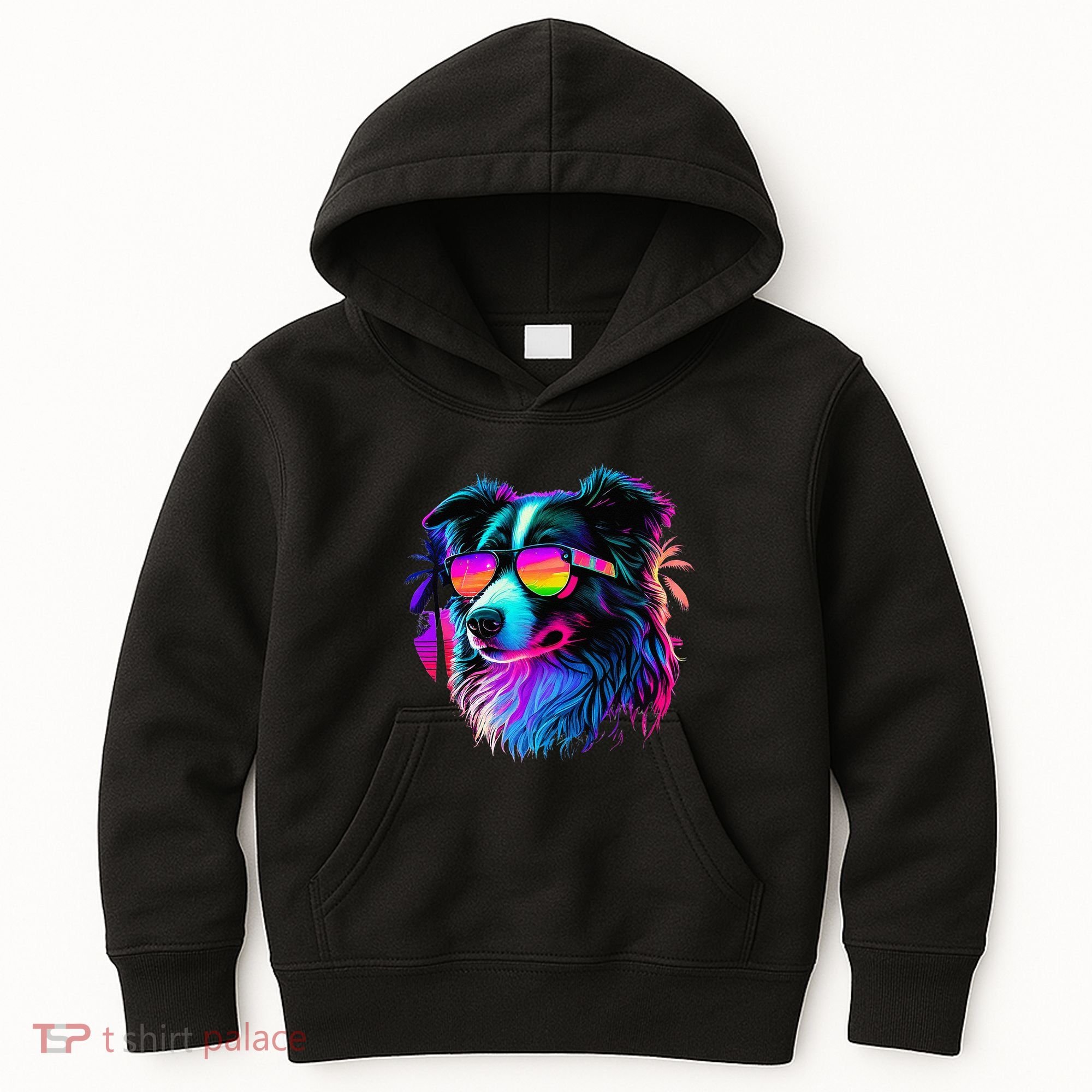 Border Collie Dogs Border Collies Kids Hoodie