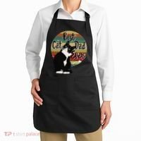 Best Cat Dad Ever Tuxedo Fathers Day Gift Funny Retro Apron thumb 2