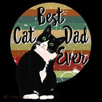 Best Cat Dad Ever Tuxedo Fathers Day Gift Funny Retro Coffee Mug thumb 5