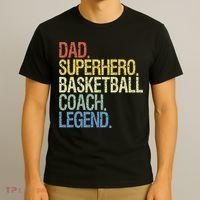 Basketball coach dad T-Shirt thumb 3