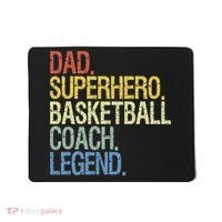 Basketball coach dad Mousepad thumb 0