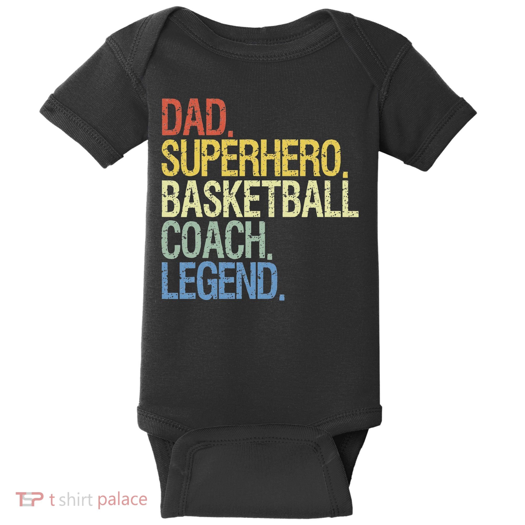 Basketball coach dad Baby Bodysuit