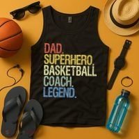 Basketball coach dad Tank Top thumb 4