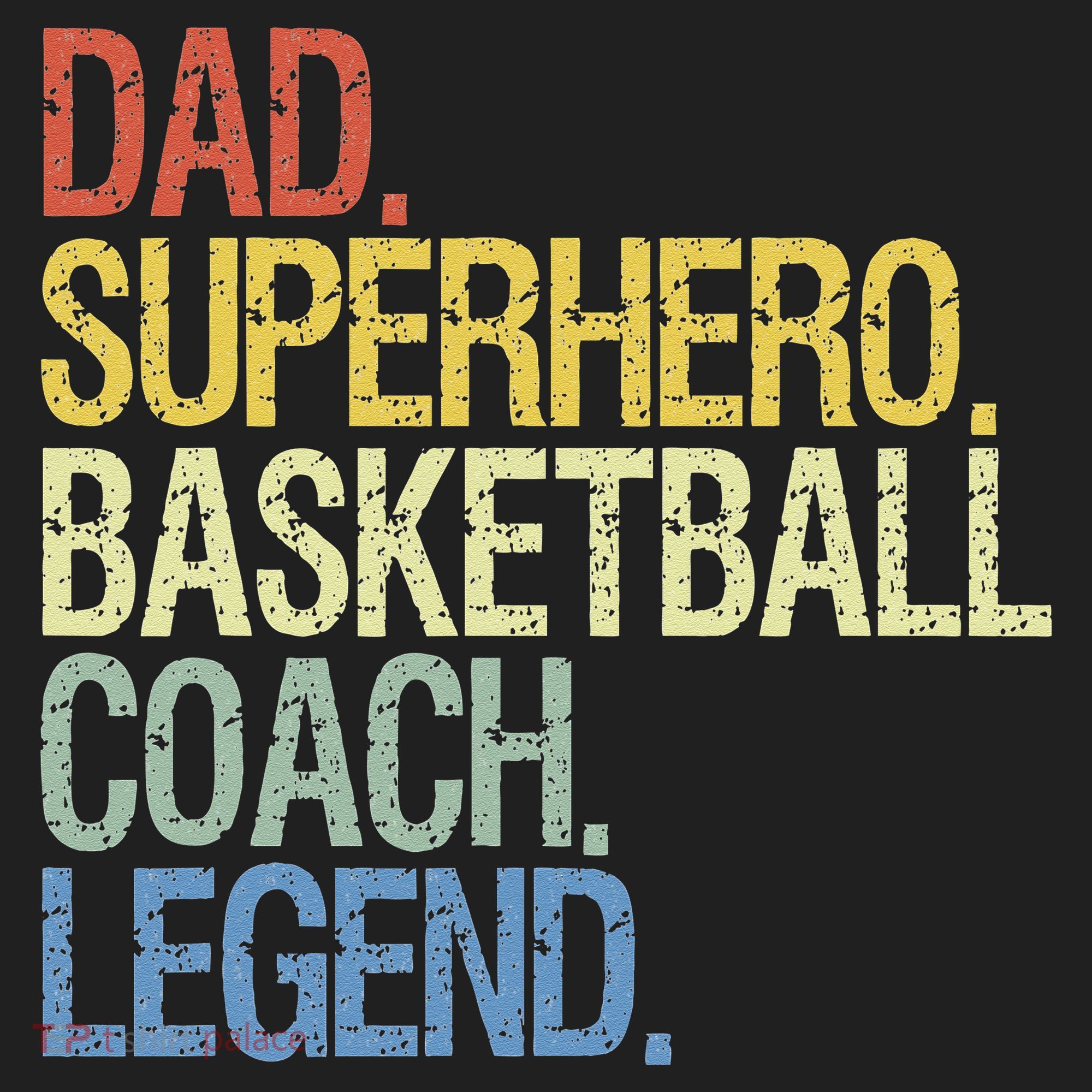Basketball coach dad Golf Towel