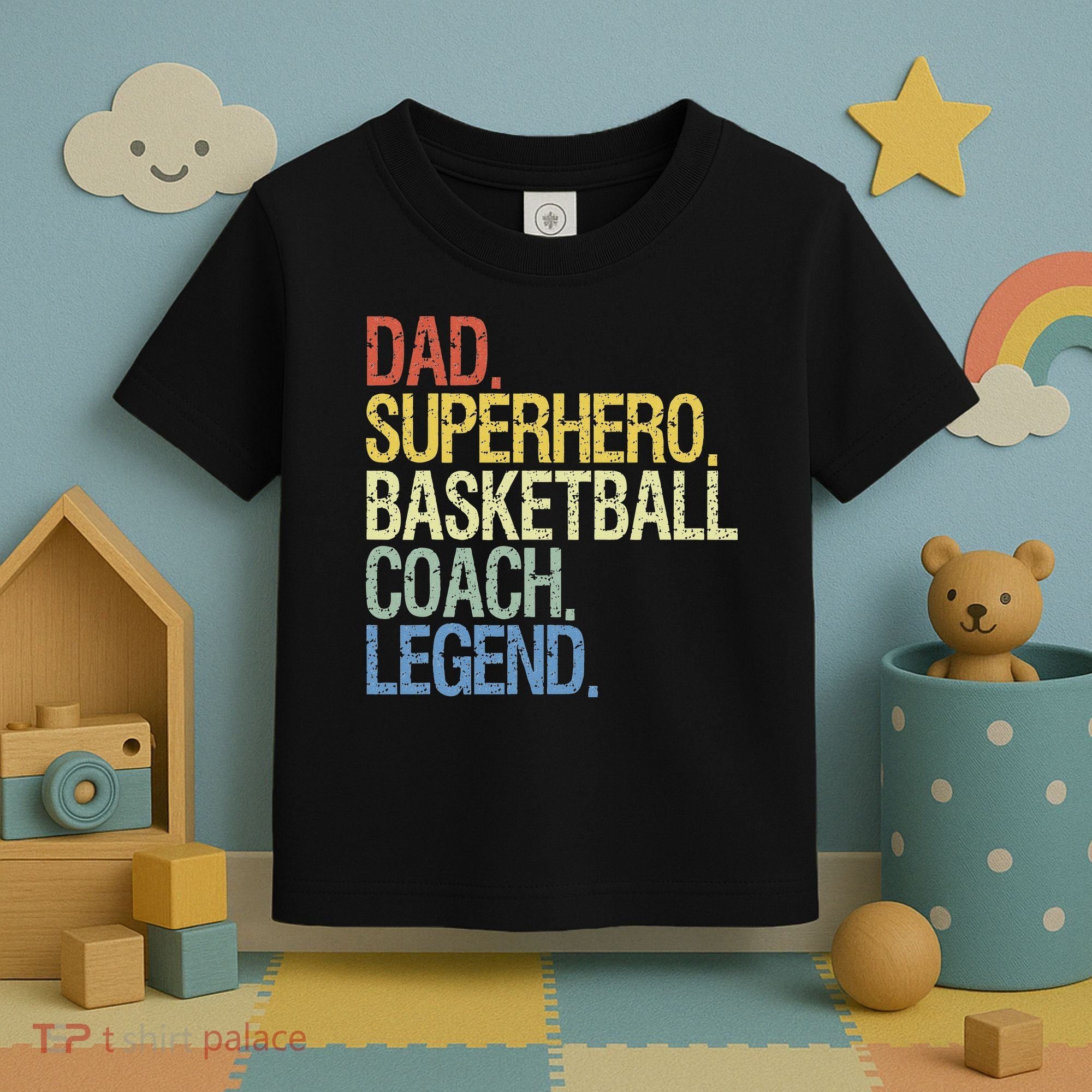 Basketball coach dad Toddler T-Shirt