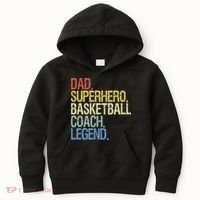 Basketball coach dad Kids Hoodie thumb 0