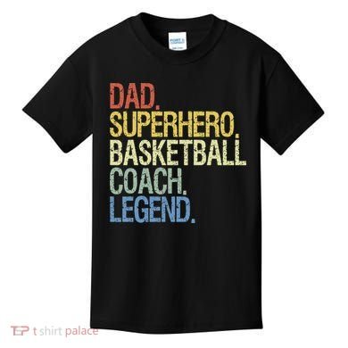 Basketball coach dad Kids T-Shirt