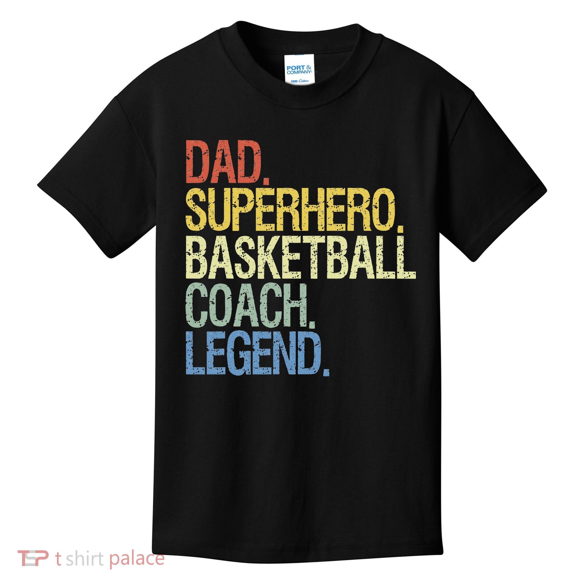 Basketball coach dad Kids T-Shirt