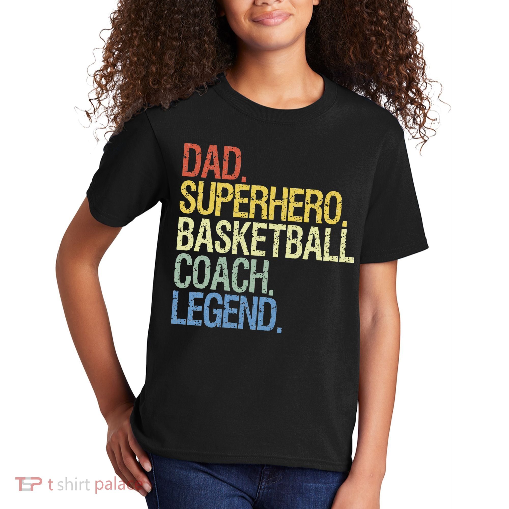 Basketball coach dad Kids T-Shirt