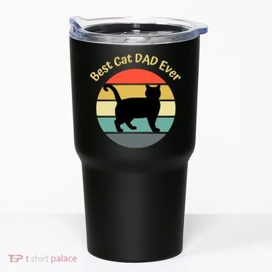 Best Cat Dad Ever Tumbler