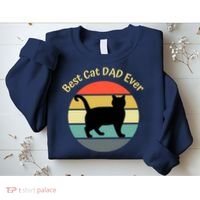 Best Cat Dad Ever Sweatshirt thumb 2