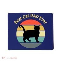 Best Cat Dad Ever Mousepad thumb 0
