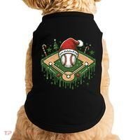 Baseball Christmasholiday Drip Doggie Tank thumb 0