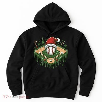 Baseball Christmasholiday Drip Hoodie