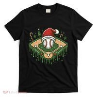 Baseball Christmasholiday Drip T-Shirt thumb 0