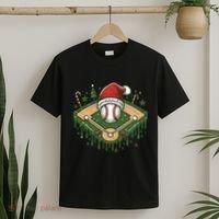 Baseball Christmasholiday Drip T-Shirt thumb 2