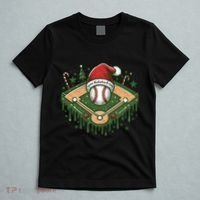 Baseball Christmasholiday Drip T-Shirt thumb 5