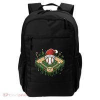 Baseball Christmasholiday Drip Backpack thumb 0